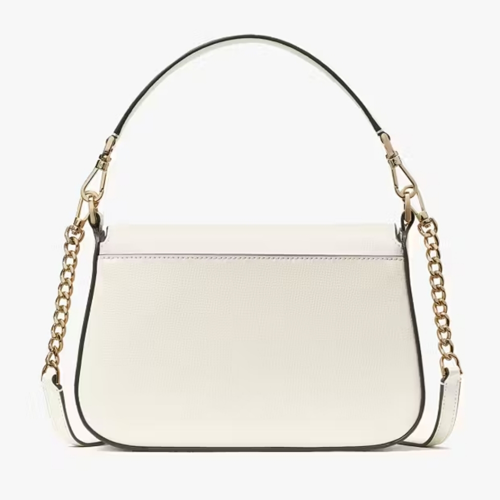 Kate Spade Phoebe Small Flap Crossbody, Meringue - Picture 5 of 9